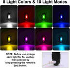 Universal Wireless Remote Control RGB LED Aircraft Strobe Lights