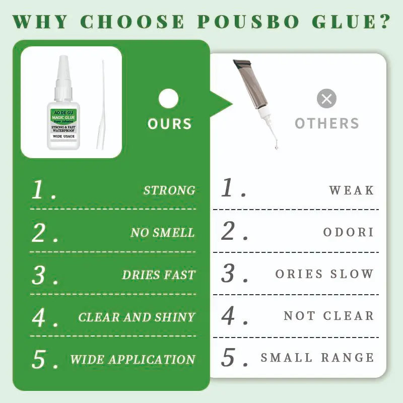 Fast-Setting CA Glue - Instant Strong Bond For Everyday Repairs