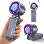 Portable Handheld Fan with Instant Ice Cooling Semiconductor Tech