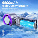 Portable Handheld Fan with Instant Ice Cooling Semiconductor Tech