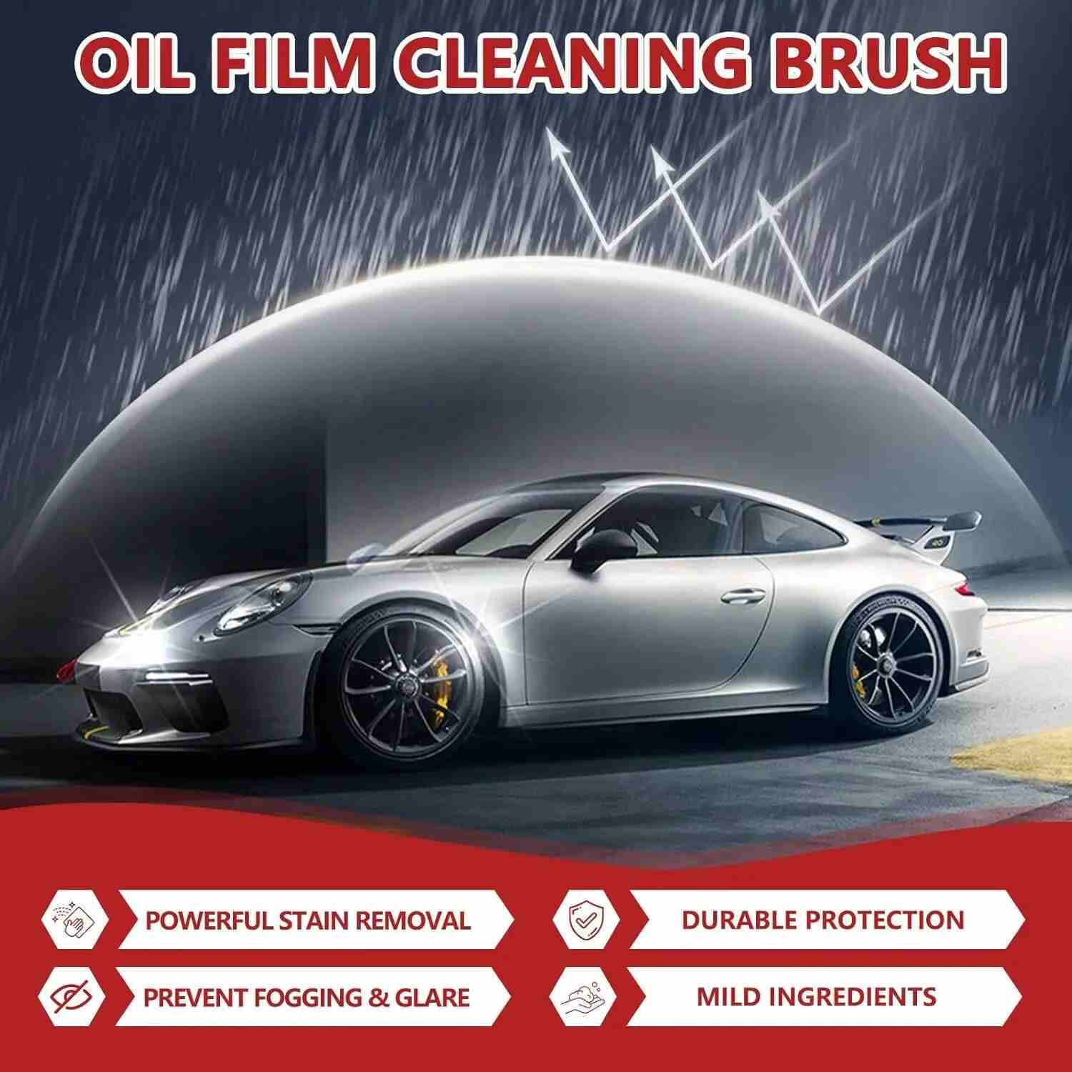 Ultimate Glass Oil Film Remover & Automotive Glass Decontamination Cream